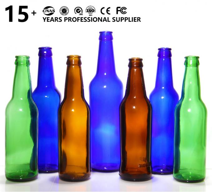 Χονδρικό κενό 330ml 33cl 12oz σόδα ή χυμός σαφείς μπουκάλια μπύρας γυαλί με καπάκι 0