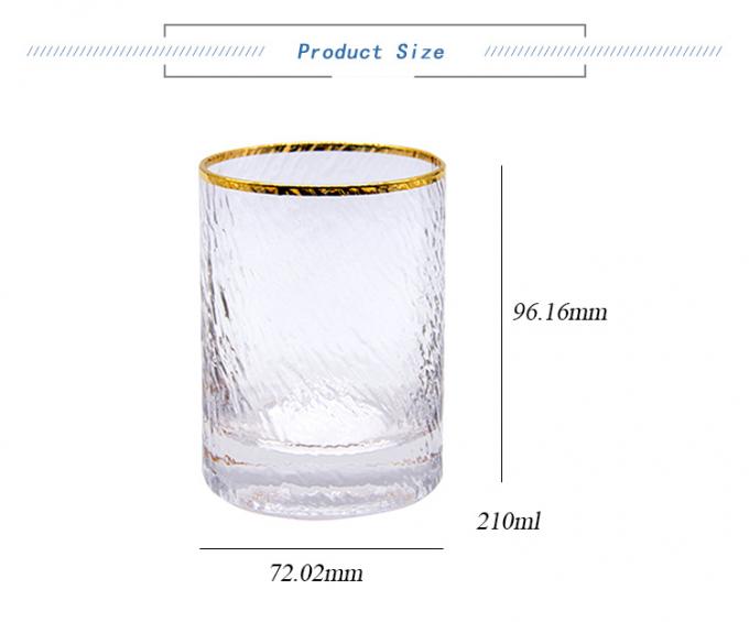Προσαρμοσμένο λογότυπο Espresso Shot Glass Rock Whisky Negroni Glass 210ml 0