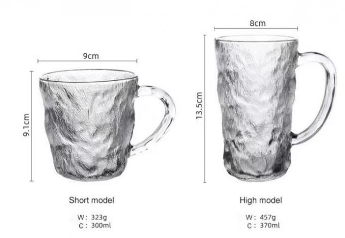 300 ml Glacier Glass Tumbler Stein Beer Mug Juice Καφέ Πίνοντας 3
