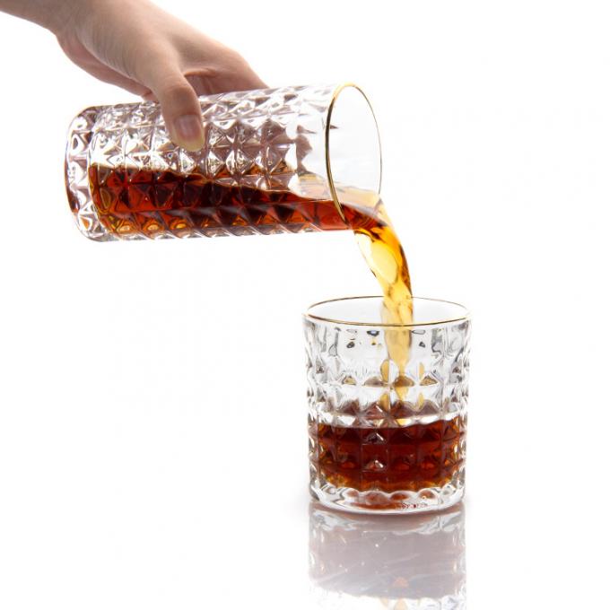 Πιεσμένα ποτήρια ουίσκι ποτήρες ποτήρι Custom Etched Glassware για το Shot της βότκας 1