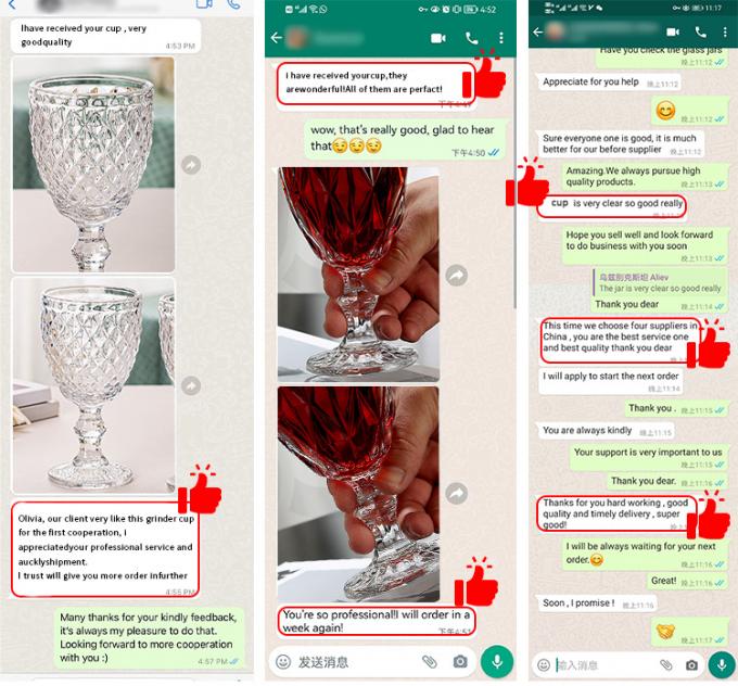 Κύπελλα από γυαλί κόκκινου κρασιού 9