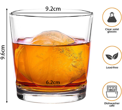 Χιονισμένο βουνό με χαραγμένα γυαλιά Highball 500ml Προσαρμοσμένα 0