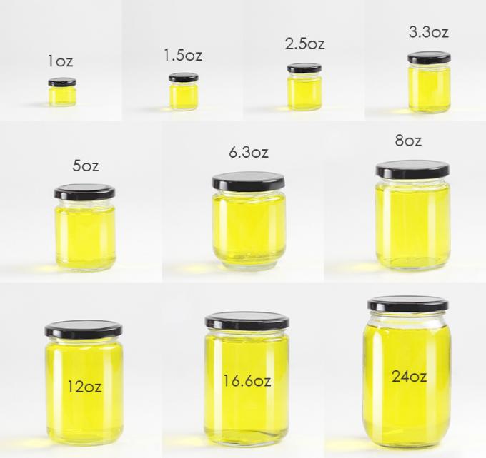 Ιδιωτική ετικέτα 8oz 380Ml 500Ml καθαρή σάλτσα τσίλι γυάλινο βάζο με μεταλλικό καπάκι 1