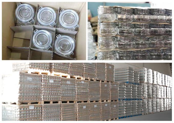 Υψηλής ποιότητας χονδρική 150 ml 200 ml 250 ml στρογγυλό γυάλινο βάζο αποθήκευσης για μαρμελάδα με μέλι 12