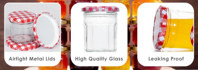 Προσαρμοσμένη υψηλής ποιότητας 370ml 500ml Χρυσοθήκη Χρυσοθήκη Τροφίμων για Αποθήκευση 2