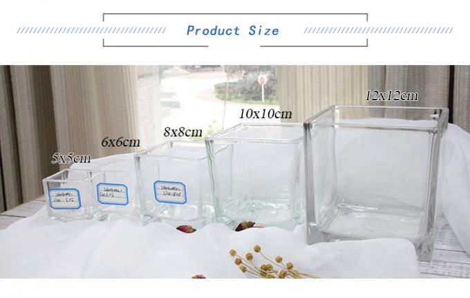 8oz 10oz 20oz Ανακυκλωμένα γυάλινα κερί βάζα κύλινδρο σχήμα OEM 1