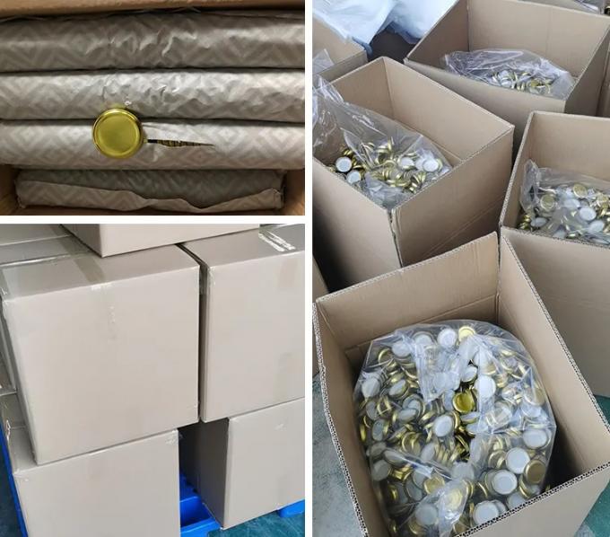 Ζεστή πώληση 82mm συσκευασία βάζο Twist off Lug Cap Metal Lug Cap για μπουκάλι γάλακτος 17