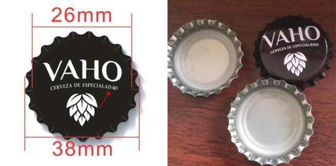 Παρασκευαστής Δωρεάν δείγματα 26 mm Crown Ring Caps Ring Pull Bottle Cap 7