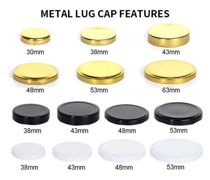 Μοντέλα 66mm 77mm 90mm γυάλινο μπουκάλι γάλα μπουκάλι καπάκι τσιμέντο καπάκια Lug 1