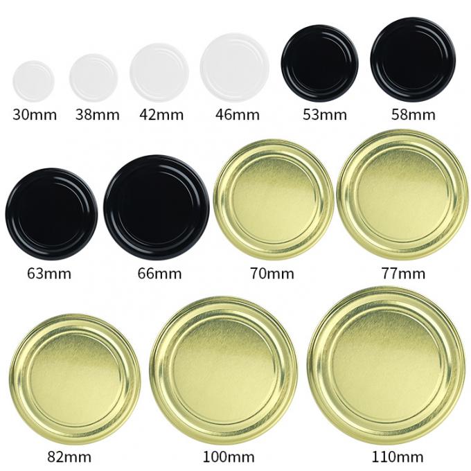 Προσαρμοσμένο γυάλινο βάζο 43mm Lug Cap για κονσερβοποιημένα τρόφιμα 3