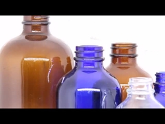 60 ml μίνι μπουκάλια λοσιόν χύδην 4oz Boston Round Glass Diffuser