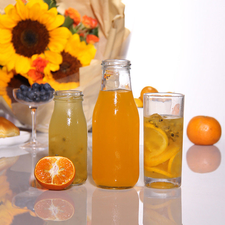 Τιμή εργοστασίου 200ml 250ml 350ml 500ml 1000ml μπουκάλι γυάλινης σάλτσου με πλαστικό κάλυμμα με βίδα
