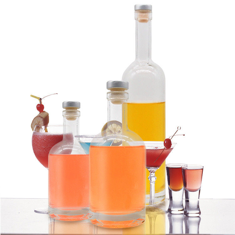 Τεκίλα Super Flint Spirits γυάλινα μπουκάλια ποτών Bartop Cork 750 ml