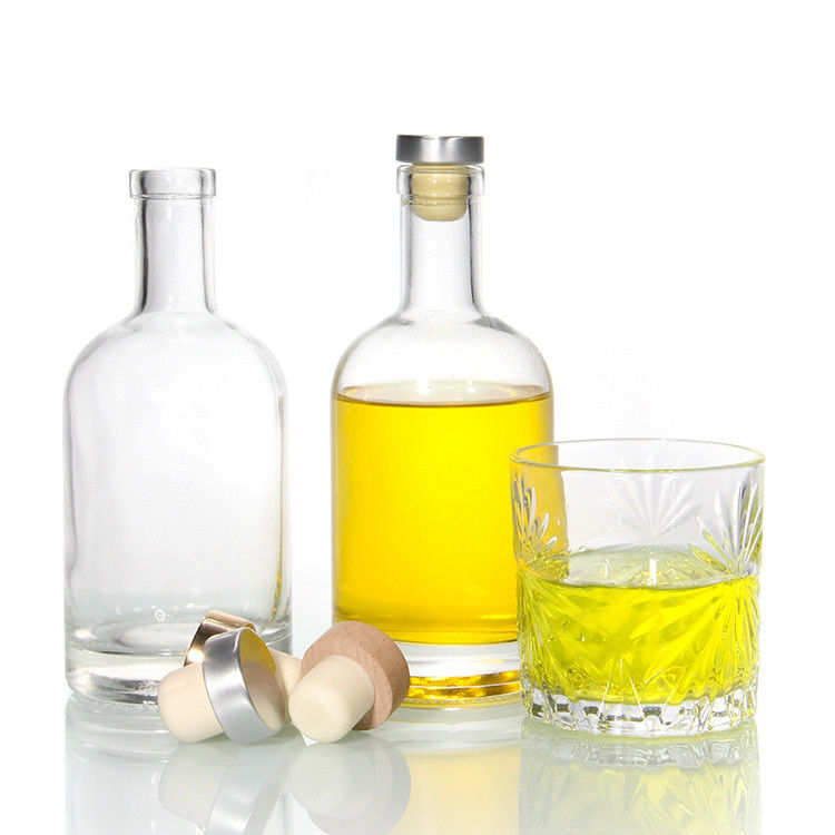 Τεκίλα Super Flint Spirits γυάλινα μπουκάλια ποτών Bartop Cork 750 ml