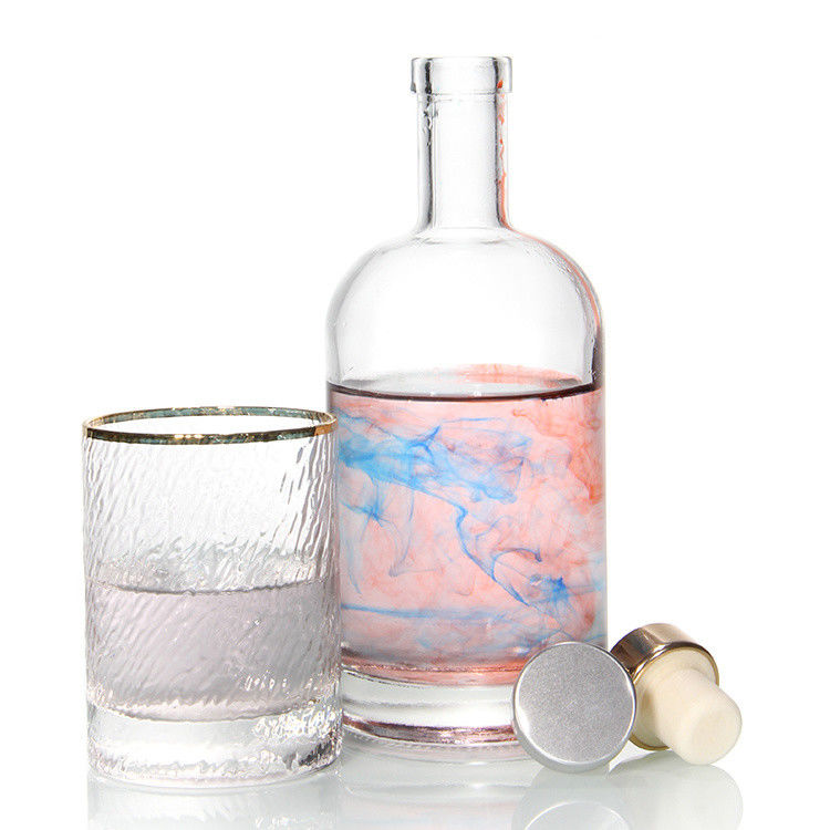 Τεκίλα Super Flint Spirits γυάλινα μπουκάλια ποτών Bartop Cork 750 ml