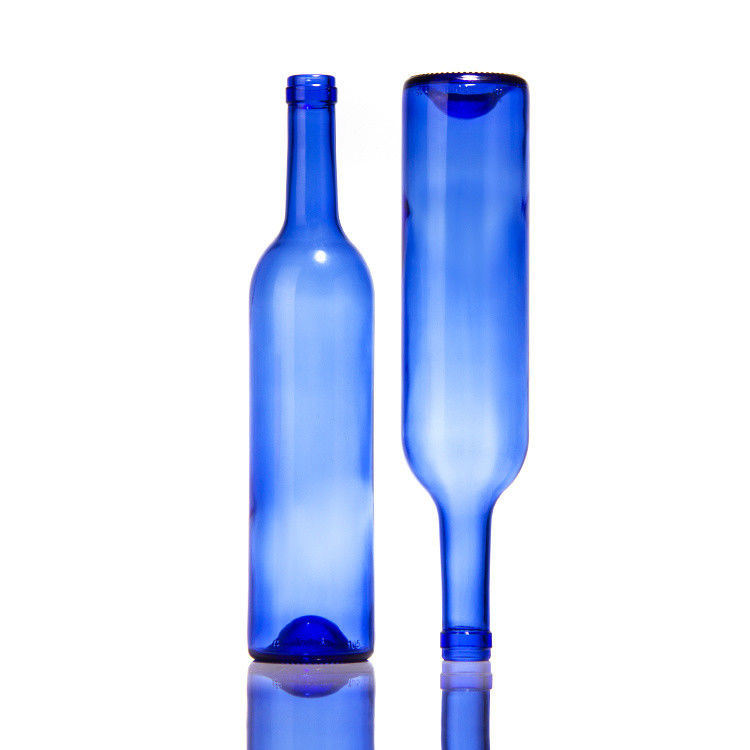 Κατασκευαστές πολυτελείας 375ml 750ml μπουκάλι κόκκινου κρασιού σκούρο πράσινο κενά γυάλινα μπουκάλια με καπάκια