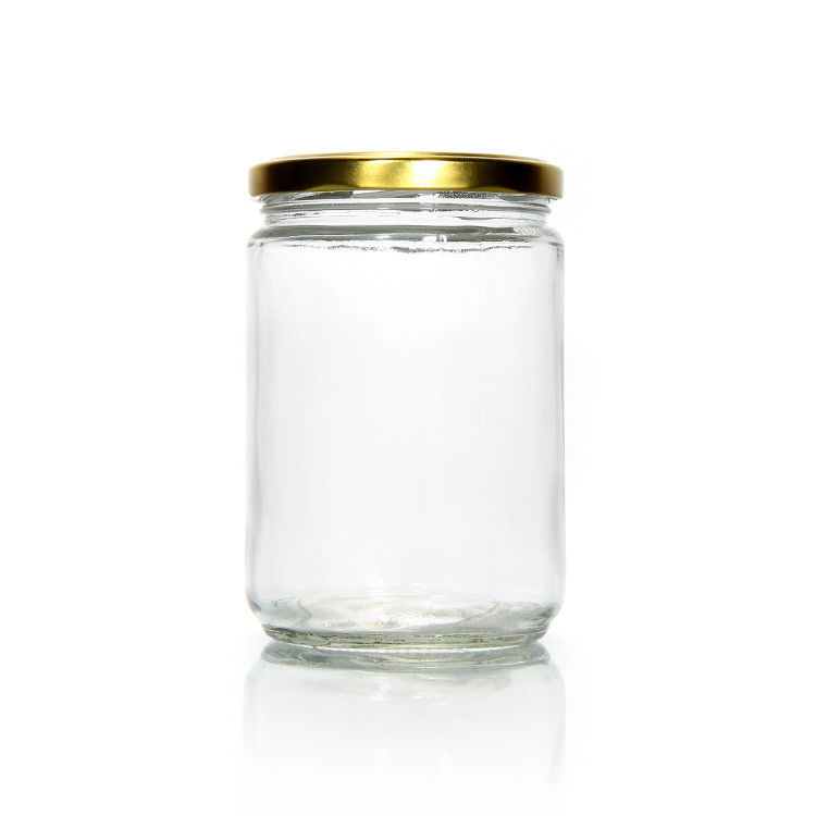 Υψηλής ποιότητας 45Ml 100Ml 150Ml 350Ml 450Ml Αεροστεγή κουζίνα τρόφιμα γυάλινα δοχεία με μεταλλικό καπάκι