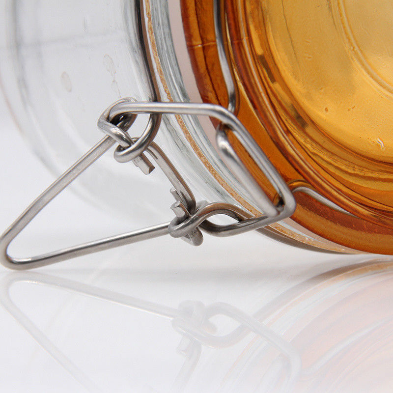 Υψηλής ποιότητας χονδρική 150 ml 200 ml 250 ml στρογγυλό γυάλινο βάζο αποθήκευσης για μαρμελάδα με μέλι