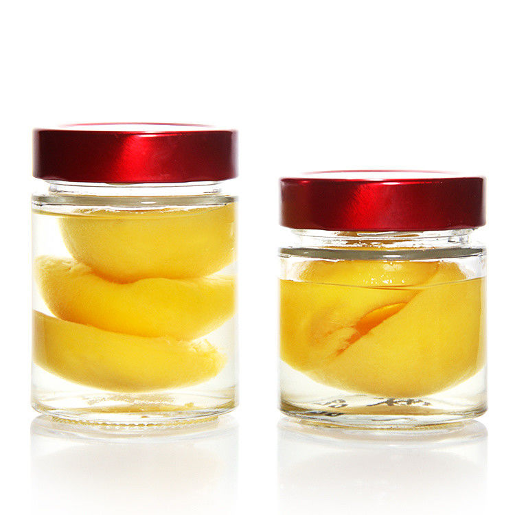Αντίσταση στη θερμότητα Στρογγυλό 45ml 5Oz 6Oz 8Oz Ερμητικό γυάλινο δοχείο αποθήκευσης