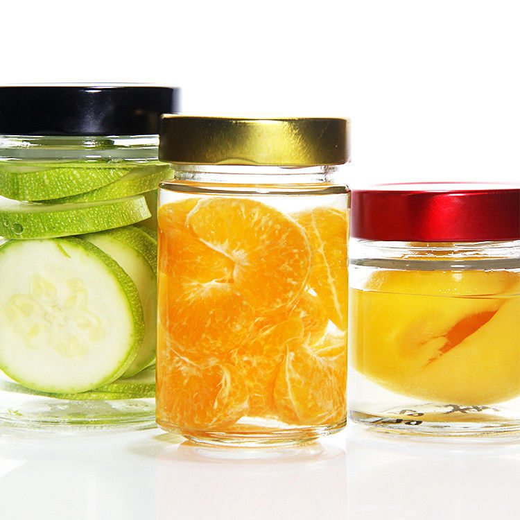 Χονδρικό 750Ml 1000Ml Μεγάλο Μέγεθος Στρογγυλό Στενό ΠαγωτόΓυάλινο Γάζο Με Μεταλλικό Κέπα