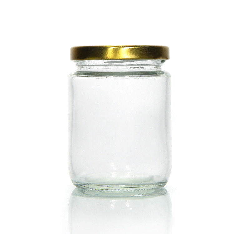 Προσαρμοσμένη πολυτελή 100ml 180ml 500ml μικρό στρογγυλό παγωτό γυάλινο βάζο για την αποθήκευση πίκλες