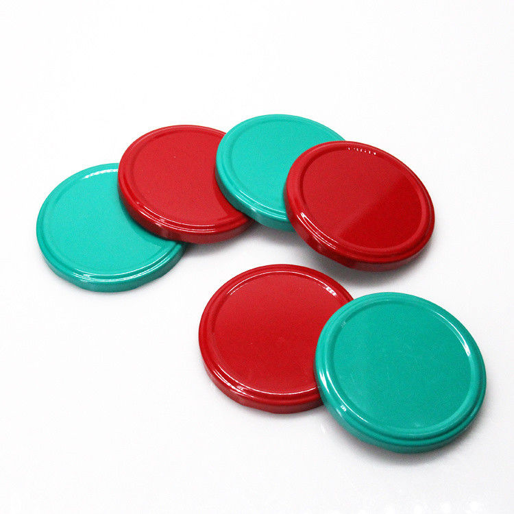 Φθηνή τιμή 43mm 48mm 53mm 58mm 63mm γυάλινο βάζο μελιού μετάλλου Top Tinplate Lug Cap