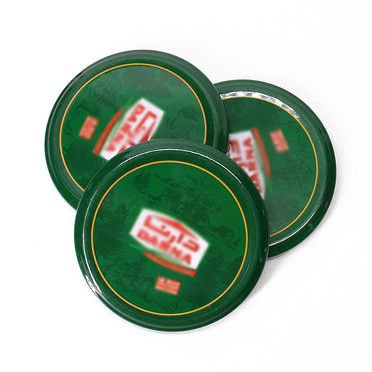 Πακέτο τροφίμων 20mm 38mm 48mm 63mm Προσαρμοσμένο σχεδιασμό Τραβήξτε το μεταλλικό καπάκι για γυάλινο μπουκάλι