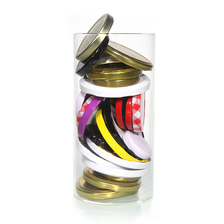 Πακέτο τροφίμων 20mm 38mm 48mm 63mm Προσαρμοσμένο σχεδιασμό Τραβήξτε το μεταλλικό καπάκι για γυάλινο μπουκάλι