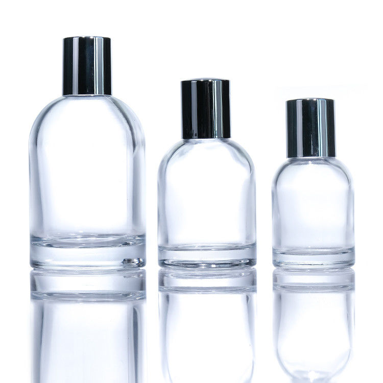 Κύλινδρο Προσαρμοσμένο λογότυπο 30ml 50ml 100ml Στρογγυλό γυάλινο κενό μπουκάλι αρώματος με μαγνητικό καπάκι και κουτί