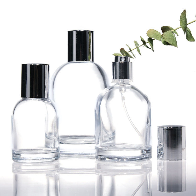 Κύλινδρο Προσαρμοσμένο λογότυπο 30ml 50ml 100ml Στρογγυλό γυάλινο κενό μπουκάλι αρώματος με μαγνητικό καπάκι και κουτί
