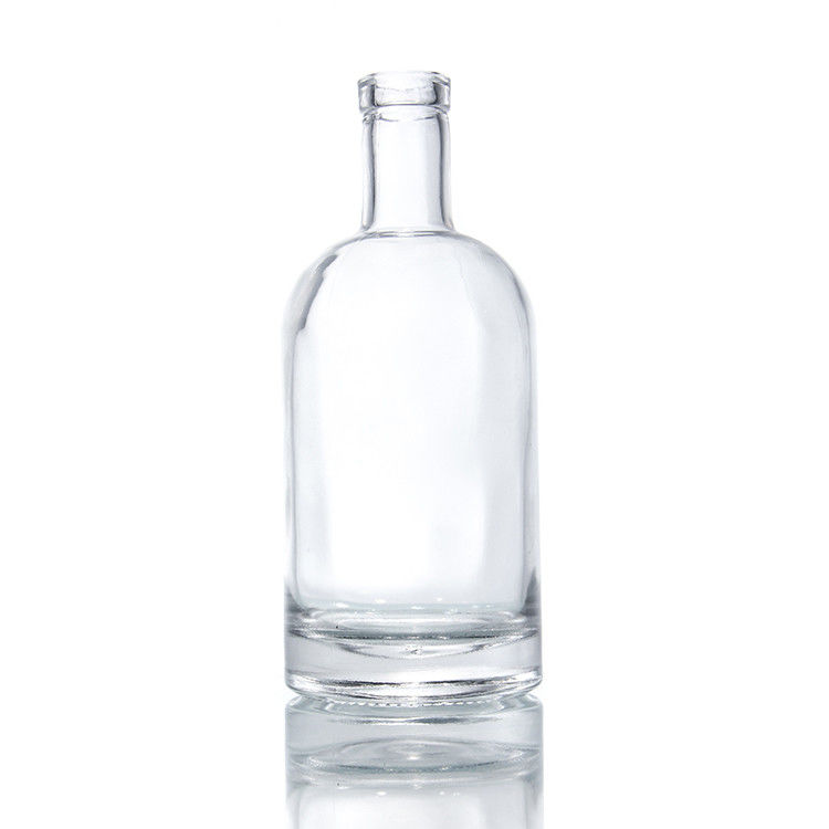Φιαλίδια από γυαλί Προμηθευτής 25oz βαριά μπουκάλια για Kombucha 750ml Διαφανή μπουκάλια από γυαλί Bordeaux κρασί