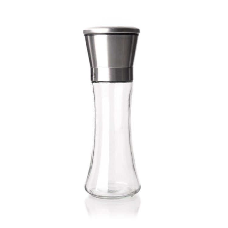Κενή κουζίνα 4oz 120ml γυάλινο δοχείο αποθήκευσης μπαχαρικών γυάλινο βάζο μπαχαρικών με καπάκι