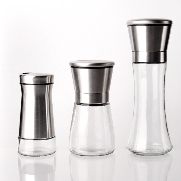 Κενή κουζίνα 4oz 120ml γυάλινο δοχείο αποθήκευσης μπαχαρικών γυάλινο βάζο μπαχαρικών με καπάκι