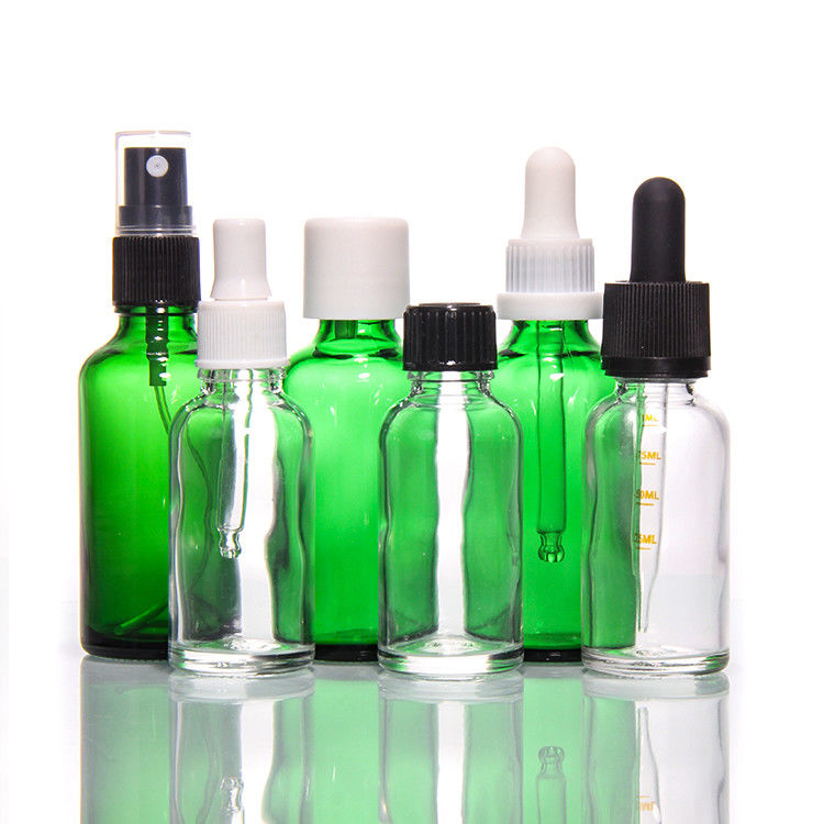 Λούξος 1oz 2oz 20ml 30ml 50ml Κοσμητικό κενό επίπεδο ώμο ορό αιθέρια έλαια γυάλινο μπουκάλι σταγονίδια