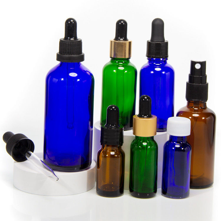 Λούξος 1oz 2oz 20ml 30ml 50ml Κοσμητικό κενό επίπεδο ώμο ορό αιθέρια έλαια γυάλινο μπουκάλι σταγονίδια