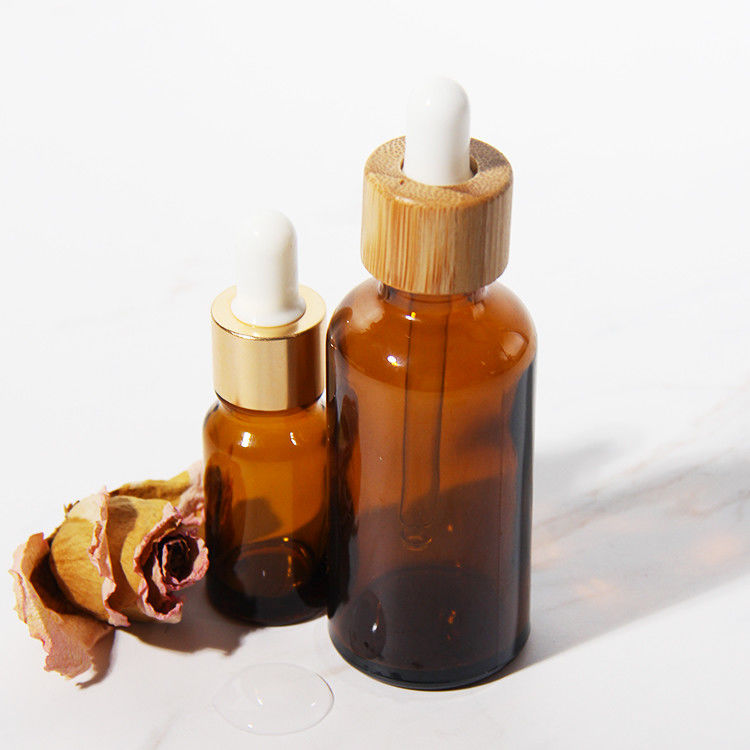 Αιθέρια έλαια 15ml 30ml 60ml Κενό UV Χρυσό Επιχρισμα Λικέρ γυάλινο μπουκάλι σταγονιδιού
