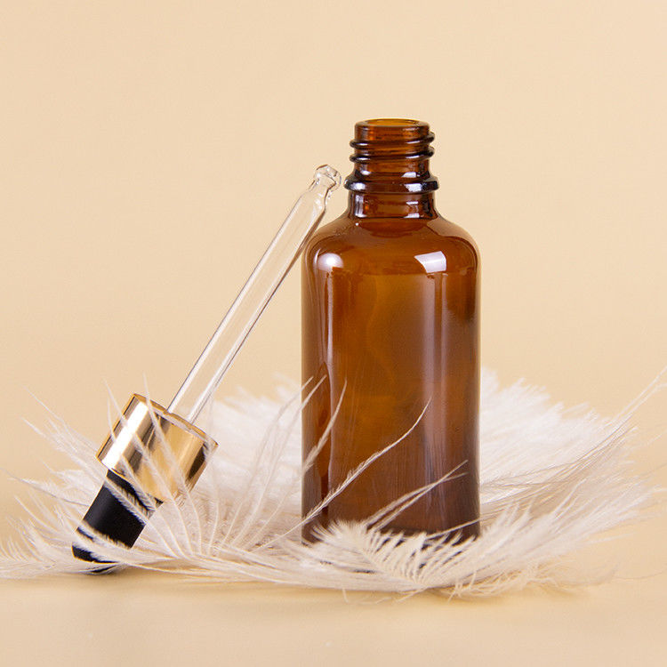 Αιθέρια έλαια 15ml 30ml 60ml Κενό UV Χρυσό Επιχρισμα Λικέρ γυάλινο μπουκάλι σταγονιδιού
