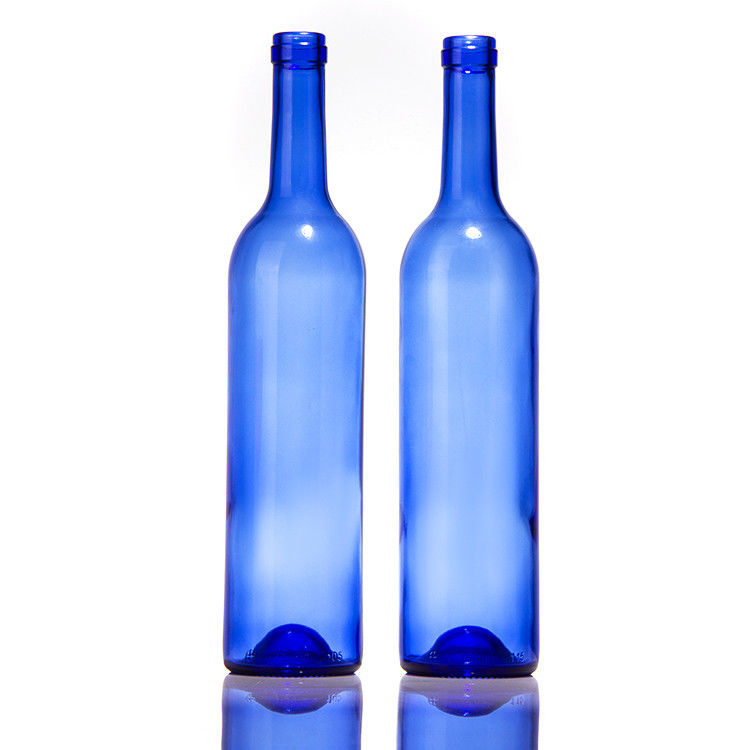 Άδειο Ελαιόλαδο Μπλε Κωνσταντίνος 750 ml Μπίρα Σούκα Κόκκινο κρασί Λικέρ γυάλινο μπουκάλι με καπάκια