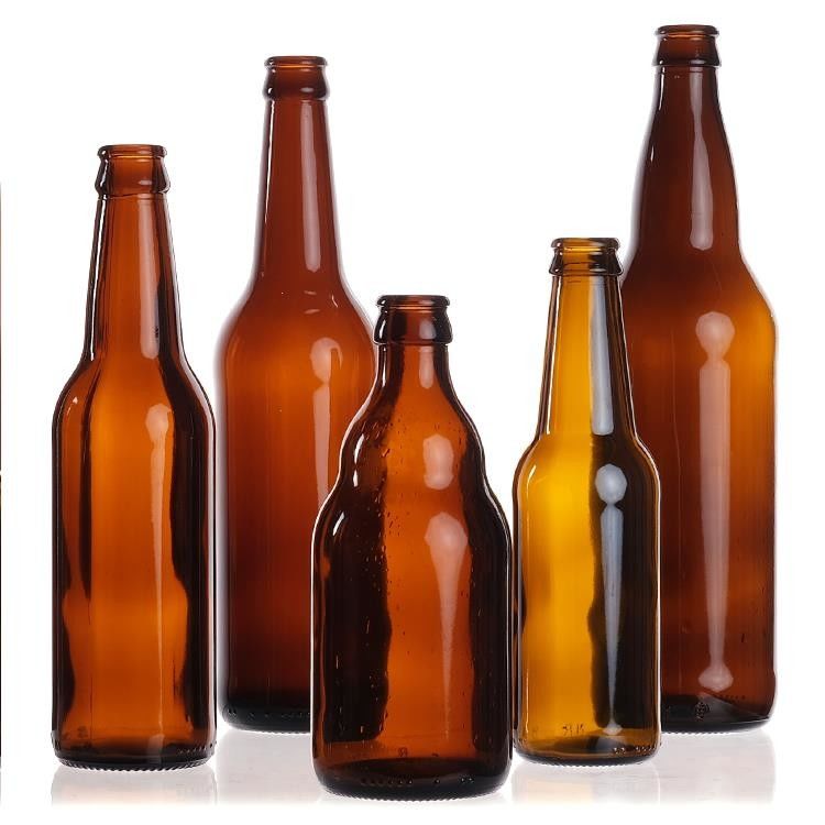 Χονδρικό κενό 330ml 33cl 12oz σόδα ή χυμός σαφείς μπουκάλια μπύρας γυαλί με καπάκι