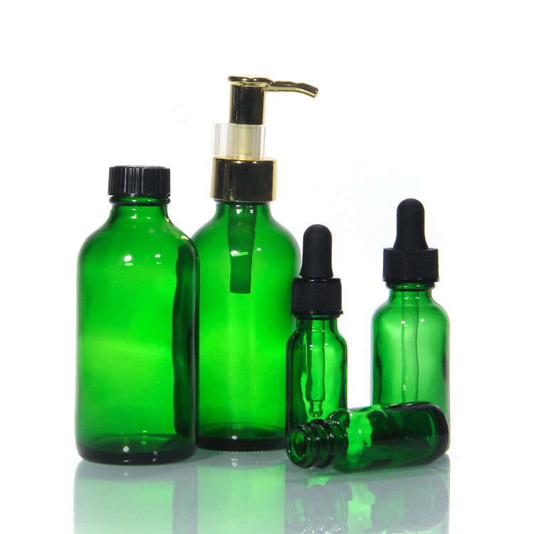 30ml 50ml 60ml 80ml 100ml Λοσιόν ορό Παγωμένο γυάλινο μπουκάλι σωματικού ελαίου με αντλία για φροντίδα του δέρματος