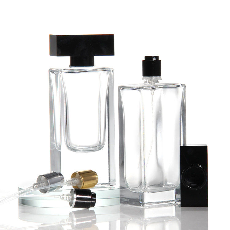 Χονδρικό 30 ml 50 ml 75 ml 100 ml κενό πολυτελές επίπεδο τετραγωνικό σπρέι αρώματος μπουκάλι αρώματος