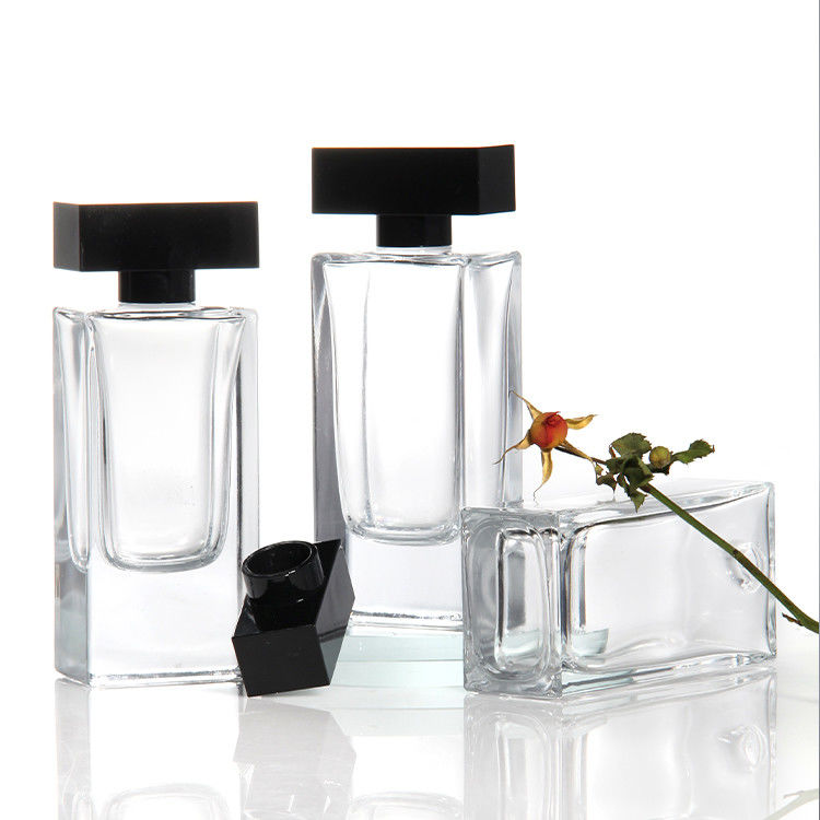 Χονδρικό 30 ml 50 ml 75 ml 100 ml κενό πολυτελές επίπεδο τετραγωνικό σπρέι αρώματος μπουκάλι αρώματος
