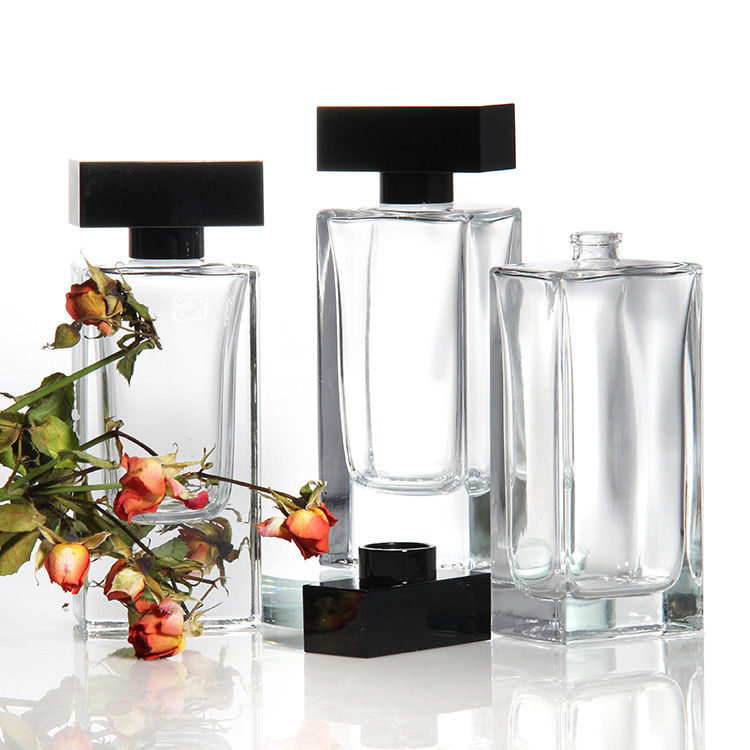 Χονδρικό 30 ml 50 ml 75 ml 100 ml κενό πολυτελές επίπεδο τετραγωνικό σπρέι αρώματος μπουκάλι αρώματος