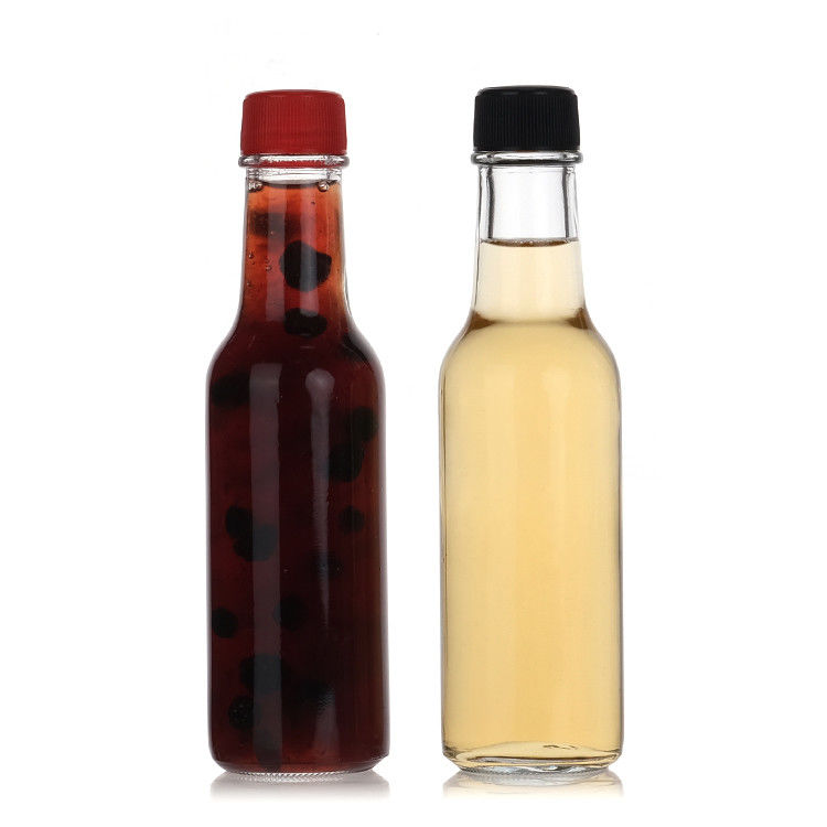 Χονδρικό 250 ml γυάλινα μπουκάλια ζεστή σάλτσα μπουκάλι αποθήκευσης σάλτσα με στεγανή στροφή από το καπάκι