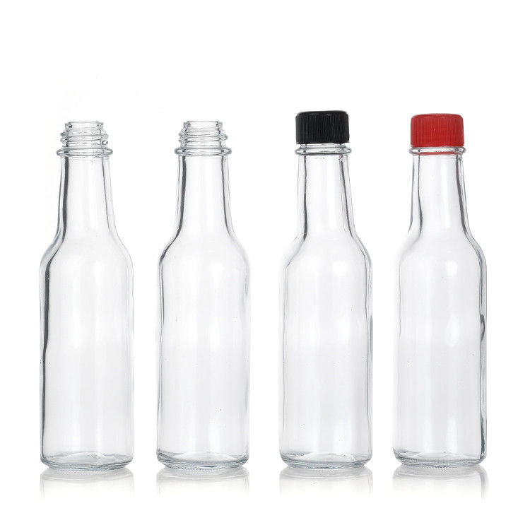 Χονδρικό 250 ml γυάλινα μπουκάλια ζεστή σάλτσα μπουκάλι αποθήκευσης σάλτσα με στεγανή στροφή από το καπάκι