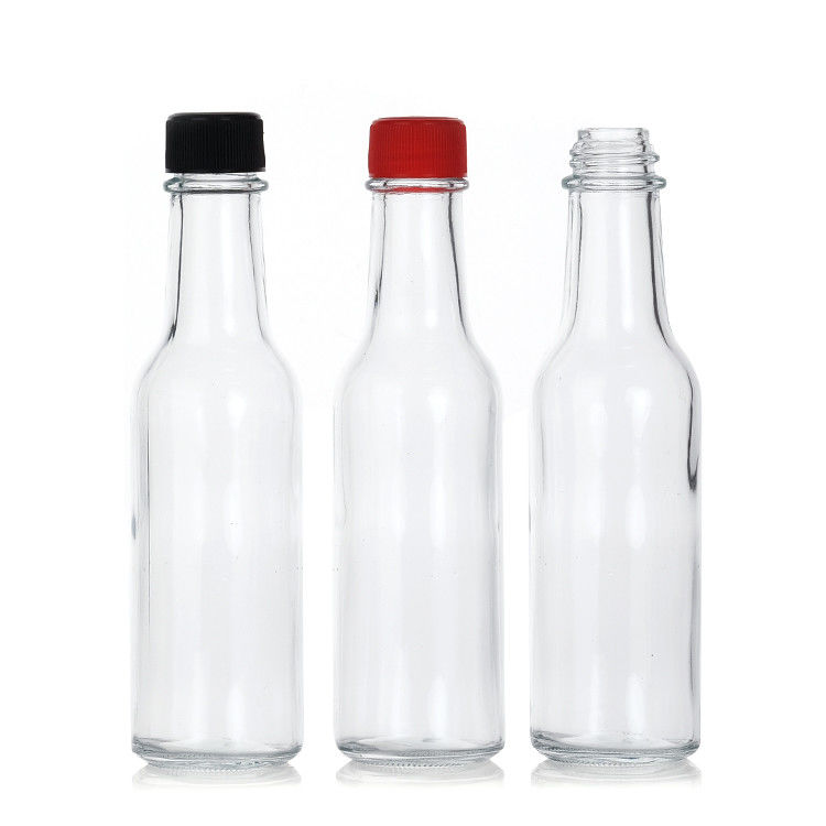 Χονδρικό 250 ml γυάλινα μπουκάλια ζεστή σάλτσα μπουκάλι αποθήκευσης σάλτσα με στεγανή στροφή από το καπάκι